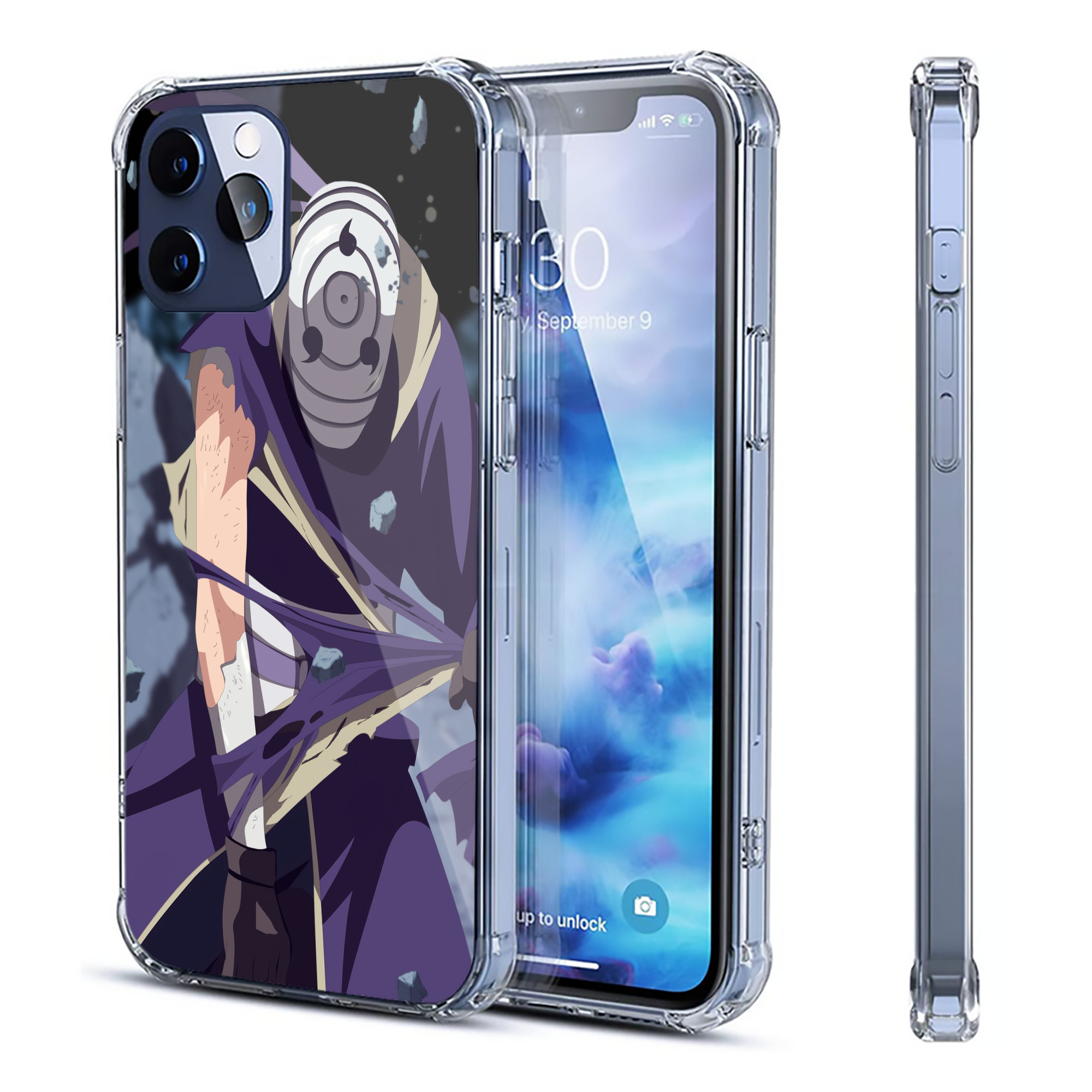 （画像用） NARUTO -ナルト- NARUTO -ナルト- 疾風伝 【iPhone 12シリーズ対応】透明スマホケース（クリアソフトケース）